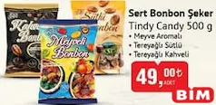 TİNDY CANDY SERT BONBON ŞEKER 500 G - BAYRAM ŞEKERİ/ÇİKOLATASI